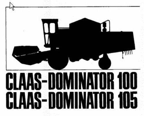 Product picture Claas Dominator 100 105 Parts Catalog
