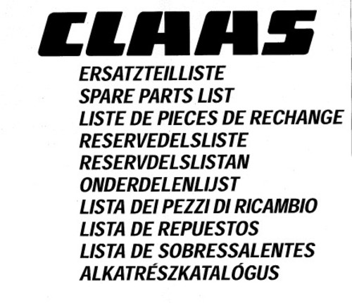 Product picture Claas Jaguar 80 SF Parts Catalog
