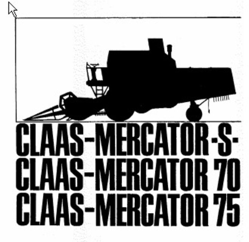 Product picture Claas Mercator S 70 75 Parts Catalog